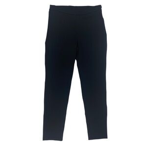 St John Caviar Black Office Business Casual Cropped Pants Women’s
